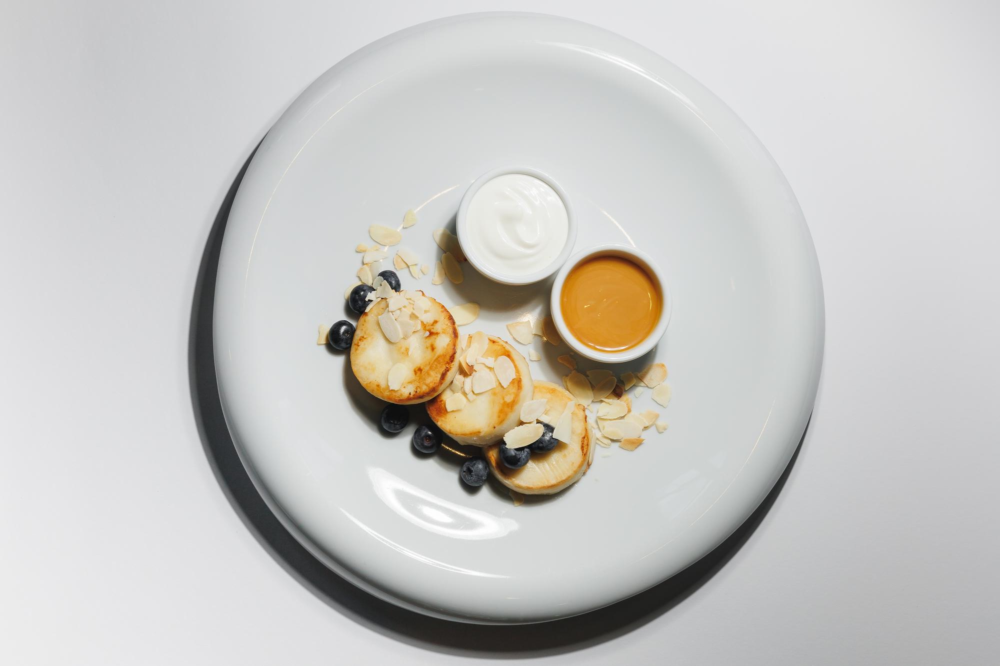 Small tasting set on elegant table